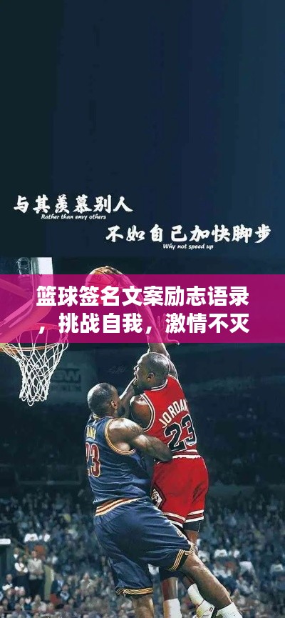 篮球签名文案励志语录，挑战自我，激情不灭！
