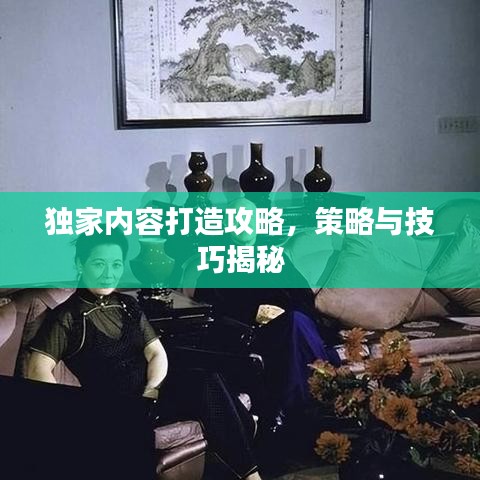 独家内容打造攻略，策略与技巧揭秘